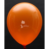 Orange Crystal Plain Balloon